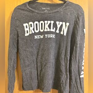 Charcoal Long Sleeve Shirt Brooklyn